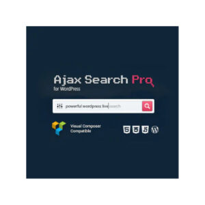 Ajax Search Pro – Live WordPress Search & Filter